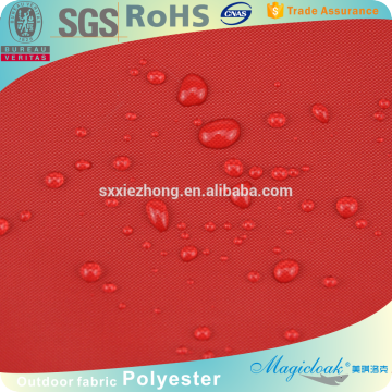 75D 190T waterproof polyester taffeta with silver coating.
