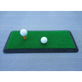 Estera de práctica de golf con base de goma de césped corto de 20x47 cm