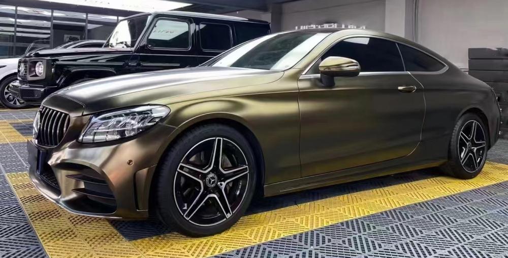 Matte Metallic Brown Gold Film 2