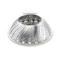 Stainless Steel Foldable Vegetable Steamers Basket With Feet