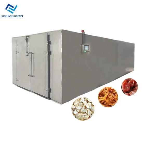 PLC intelligent control dehydrated garlic flakes dry fruit machine industrial food gas dryer