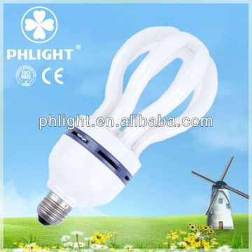 2013 electronics 4U lotus 2700k 60w flower cfl 240V 60W bulb e27