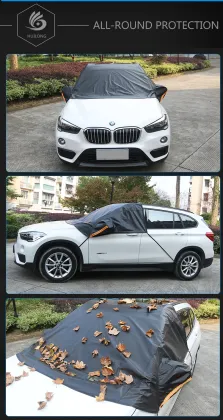 Waterproof Outdoor Snow-Proof Peva Half Car Cover