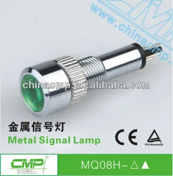 CMP diameter 8mm metal waterproof 12v led indicator light( IP67)