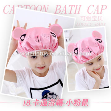 factory animal design shower cap bath cap for kids