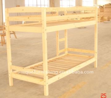 pine wood bunk bed