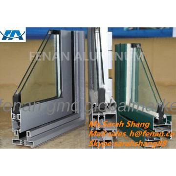 Beglazing aluminiumprofielen