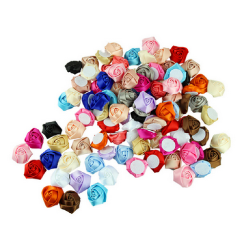 High quality Colorful mini satin bow
