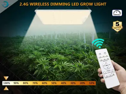 Wireless dimming led grow light panel full spectrum medical plant