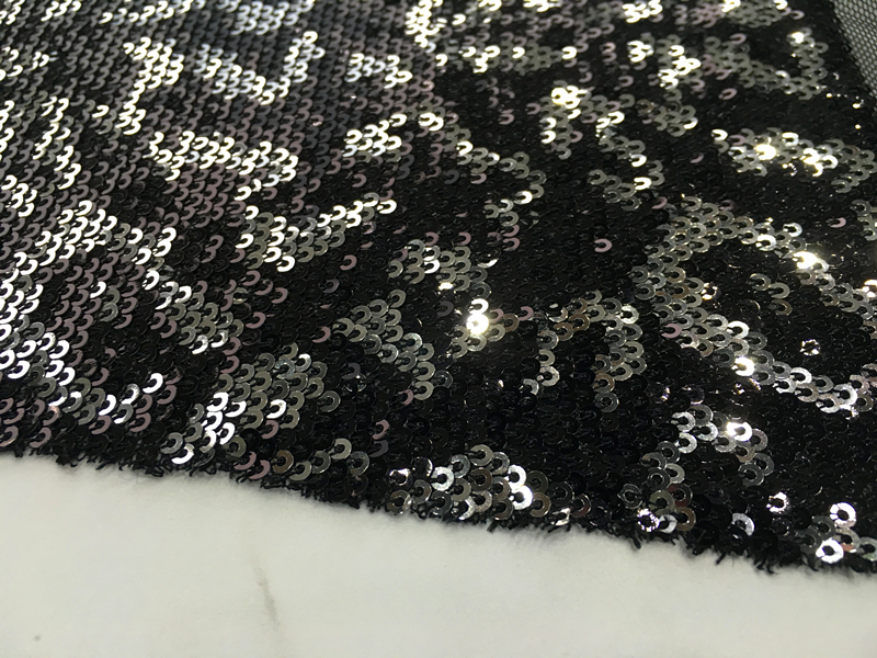 Geometry Sequin Embroidery Fabric