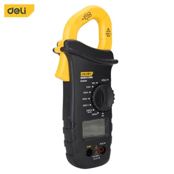 DELI TOOLS DL8440 Digital Clamp Meter AC DC Multimeter Auto range Current Clamp Pincers Voltmeter Ammeter