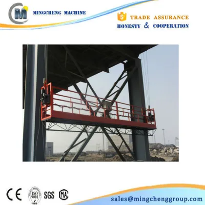 versatile safety rope steel cradle with electric box