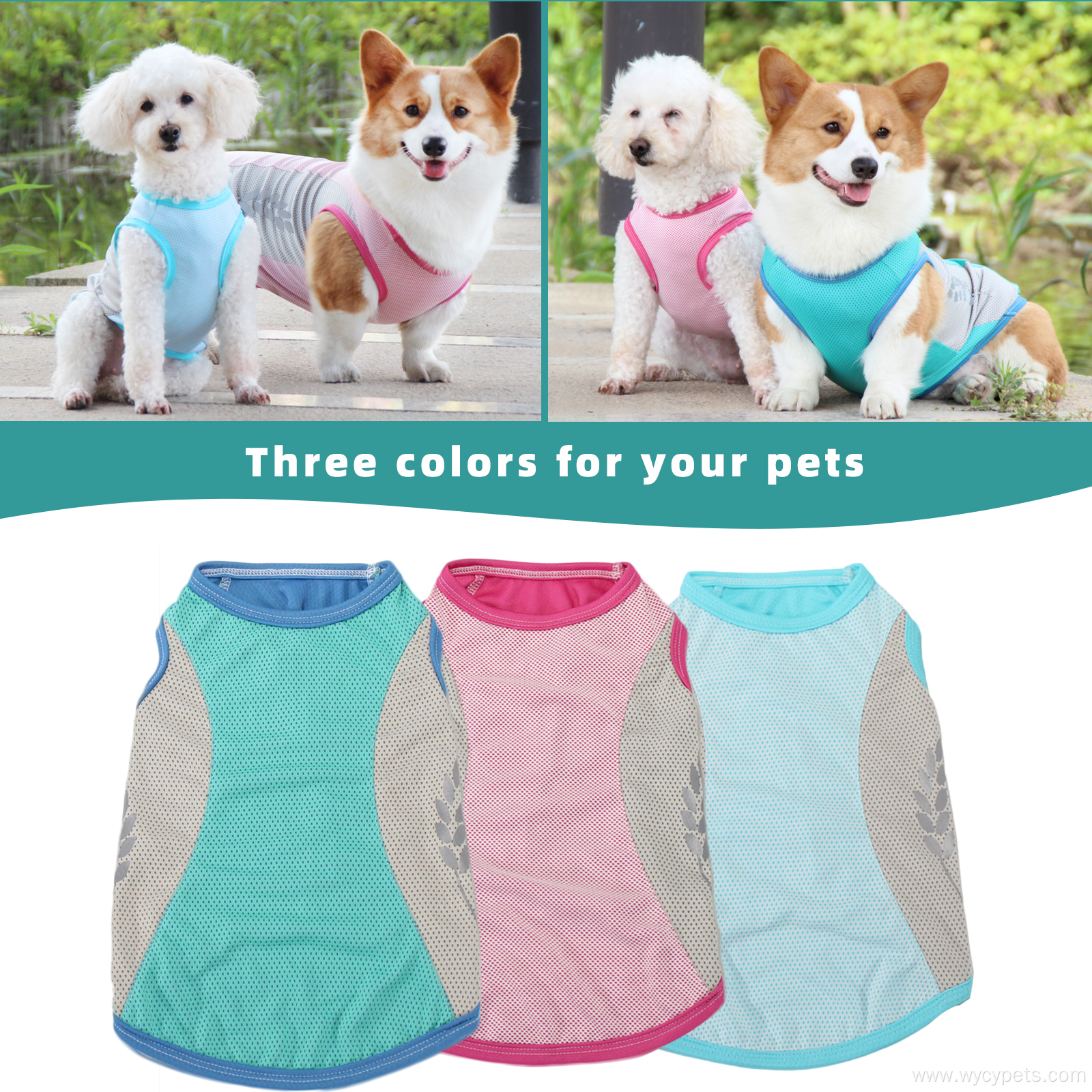 Summer Cooling Vest Breathable Dog Clothing