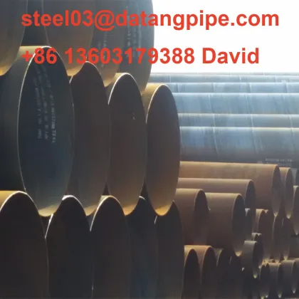 PE coating anti-corrosion pipeline spiral steel pipe for petroleum