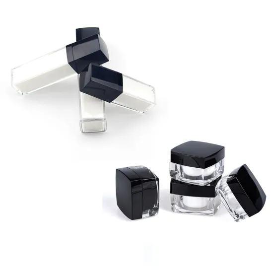 Wholesale PMMA Cosmetic Packaging Sets for Luxury Skin Care Brands