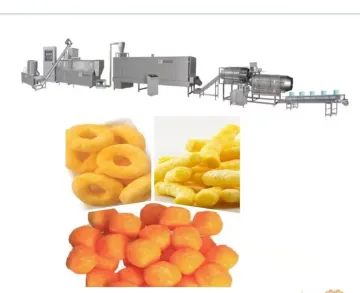 High Technology Bugles Snacks Processing Line: Corn Puff Machine Extruder