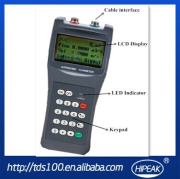 TDS-100H Handheld Ultrasonic flow meter / Sea Water Flowmeter