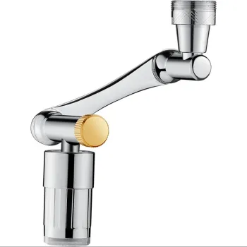 1440 Degree Rotating Metal Brass Faucet Extender with Foam Nozzle Sprayer