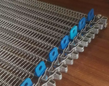 Food Grade 304 Stainless Steel Chain Link Spiral Wire Mesh Conveyor Belt