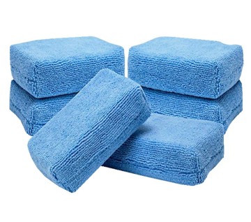 Microfiber Sponge for Car Wash Cleaning, Polishing, and Wax Applicator