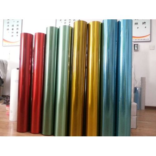 Brush wire drawing film metallized pet hairline film