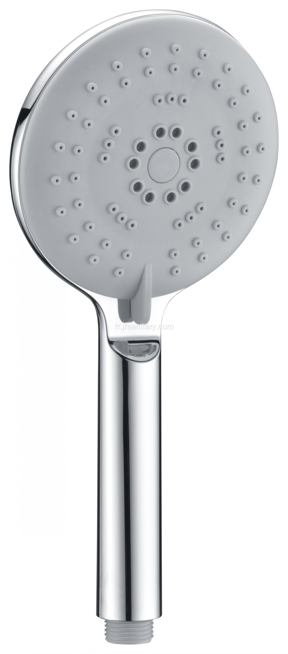 Économiseur d'eau de douche à main en ABS chromé