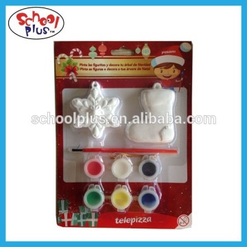 Factory price 6 colors water color paint with brush for children drawing