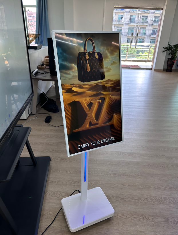 Gerçek zamanlı film programı ve biletleme güncellemeleri için entegre dijital tabela kontrol sistemi