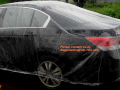 PE-Car-Cover, Kunststoff Autoabdeckung, HDPE Kunststoff Overspray schützende Autoabdeckung, Dekorfolien