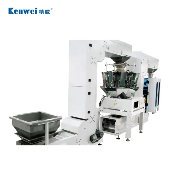 Vertical Dry Fruit Packing Machine with Multi-Head Weigher for Electronic Double Feeding