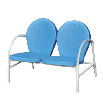 Modern Industrial High-Quality Outdoor Metal Double Seating Chair