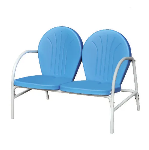 Modern Industrial High-Quality Outdoor Metal Double Seating Chair
