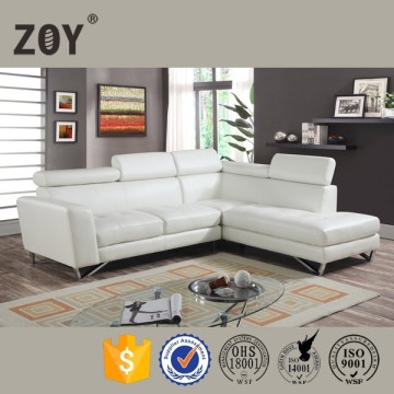 Bonded Leather Living Room Furniture Sofa, l shape sofa cover ZOY-98360