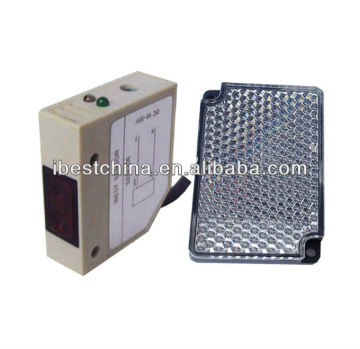 C40 PNP NPN Retro Reflective Photo Sensor Switch, Reflector Photoelectric Sensor Switch, Photocell Sensor Switch,Photoeye, Sn=2M