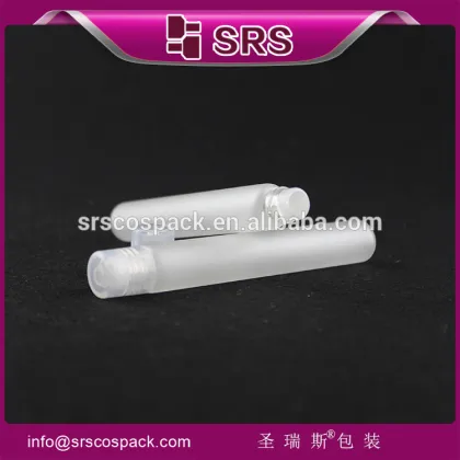 SRS PACKAGING frost glass perfume bottle , cosmetic 12ml frost glass roll on bottle