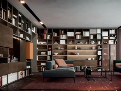 Elegant Desk Bookcase Combination with Luxury Appeal