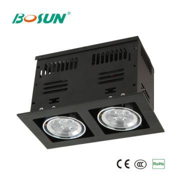 12x2W 四角形グリッドの LED ライト