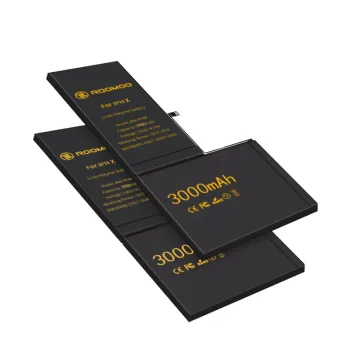 Black long life smartphone 3.82v 3000mAh li-ion battery for iphone x