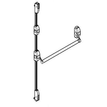 Panic Exit Device with 4 point Lock