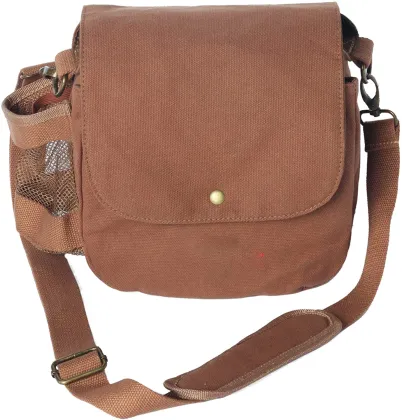 Lightweight Waxed Canvas Golf Bag for Frisbee Golf - Holds Up to 10 Discs