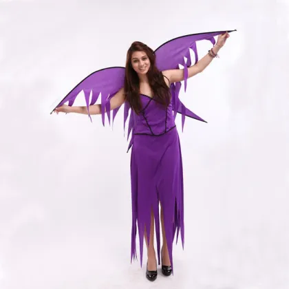 Witch Elf Magic Game Dress Angel Wings Butterfly Dress clothes