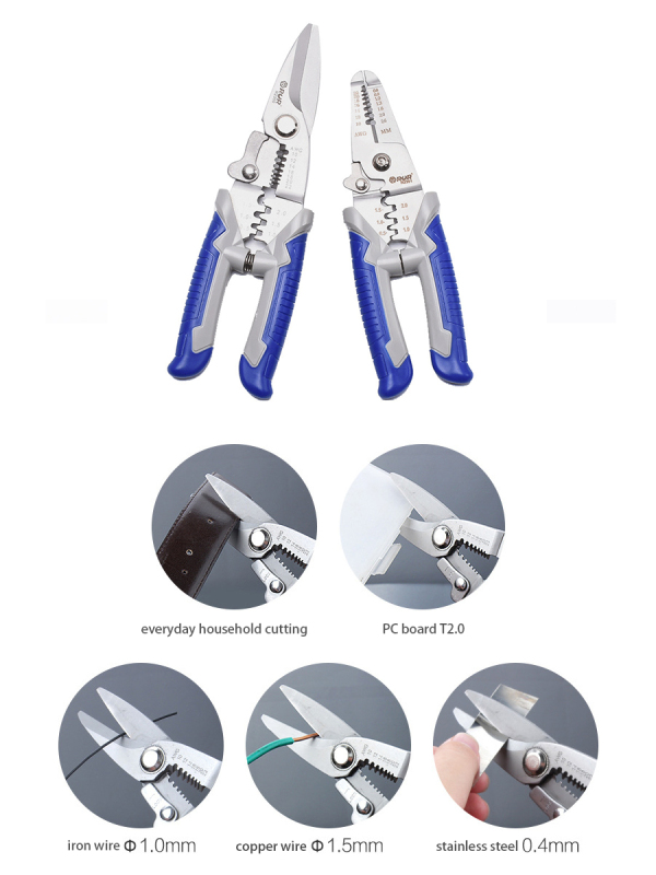 Factory Outlet  Manual Crimping Hand Tool Wire Stripper Plier Multifunctional Cable Cutting Pliers