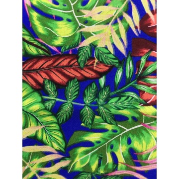 Tecido de impressão Tropical Design Rayon Challis 32S