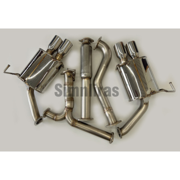 Leistung 304 Edelstahl Catback Doppeler Auspuff für 22-24 Subaru WRX