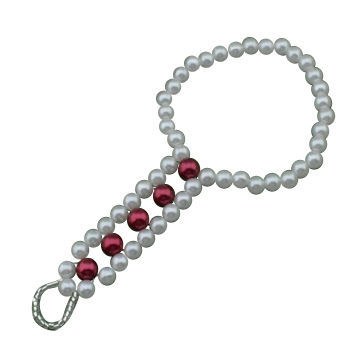 White with red designer fashion elegant fashion wholesale anklets, OEM/ODM orders are welcome