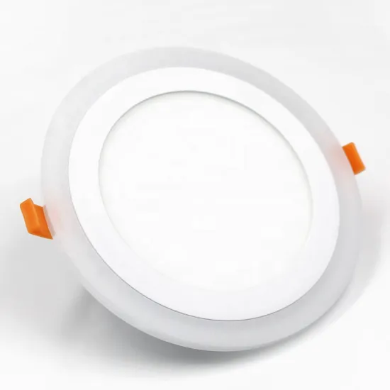 Adjustable Commercial Housing Double Color LED Panel Light with White Frame