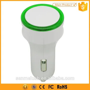 Shenzhen USB Car Charger Manufacturer Dual USB Car Charger 2.1 3.1 Amp for Promotion