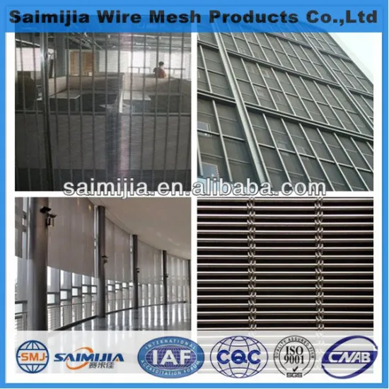 China factory supply architectural and decorative metal ring blackout window curtain, curtain wall net