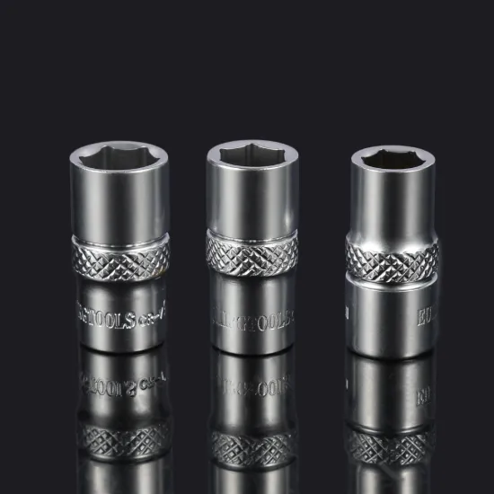 1/2 Inch Drive Short Pearl Nickel Socket