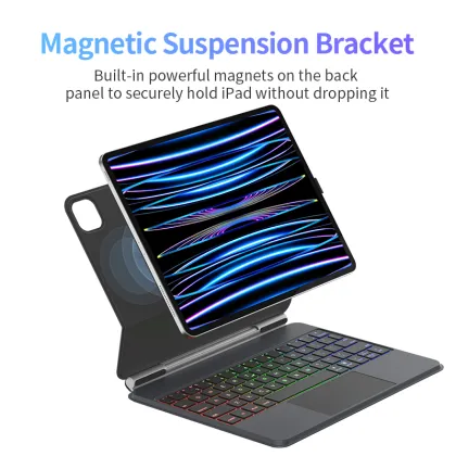 Smart Magnetic Wireless Keyboard Case